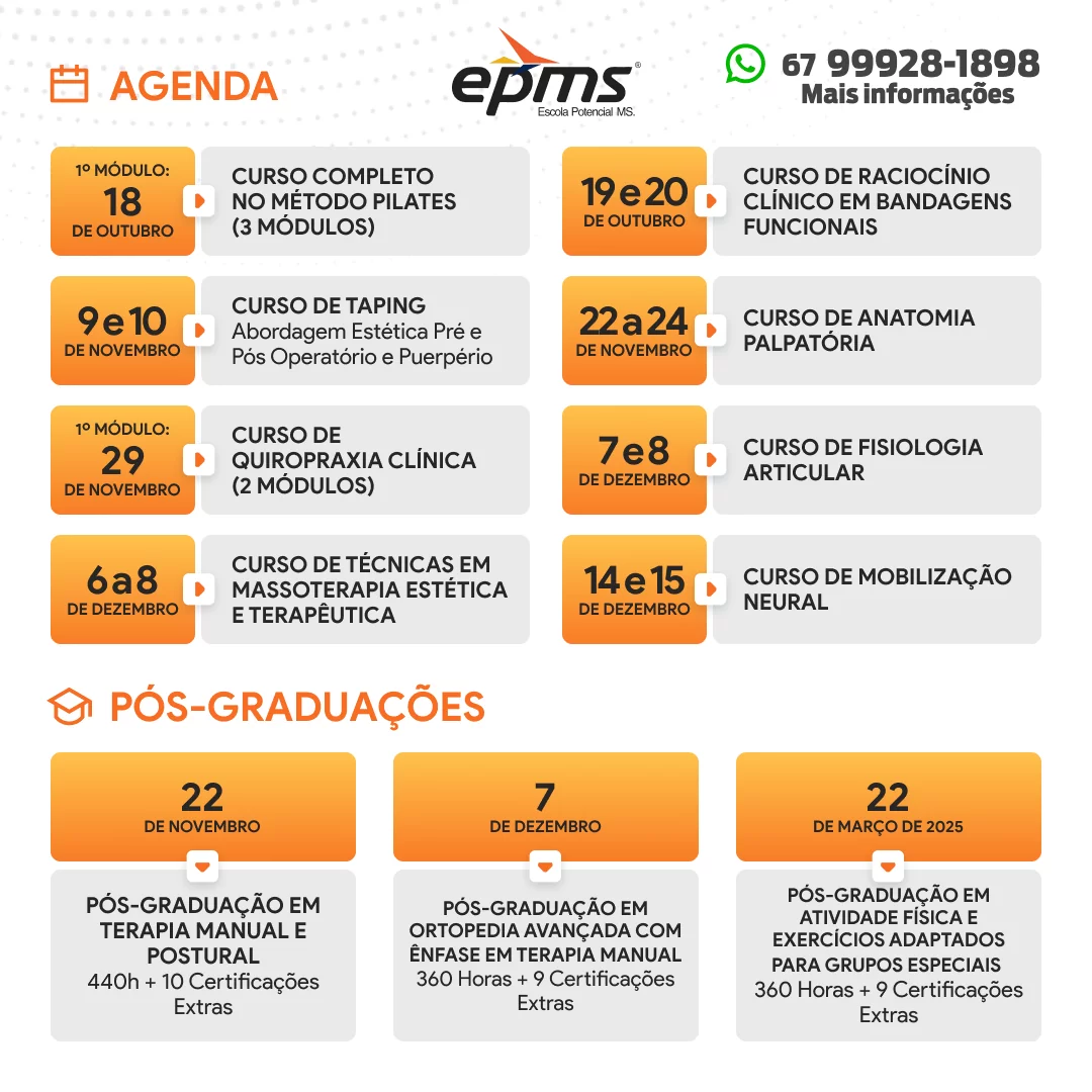 Agenda de Cursos e Pós - EPMS