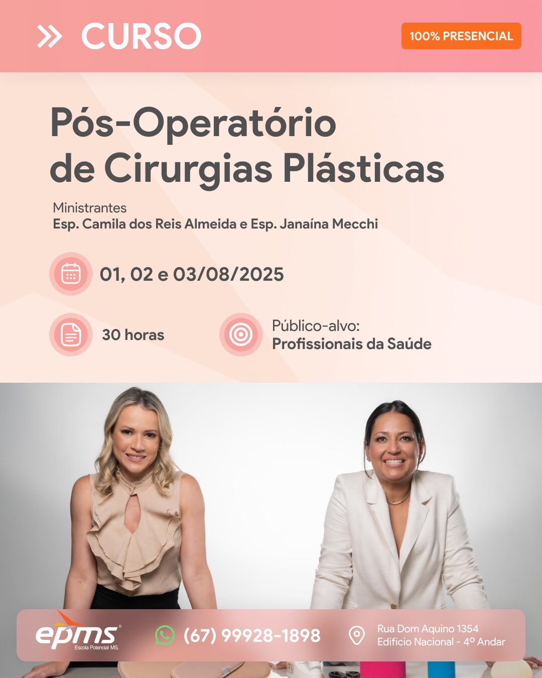 Curso de Pós-Operatório de Cirurgias Plásticas