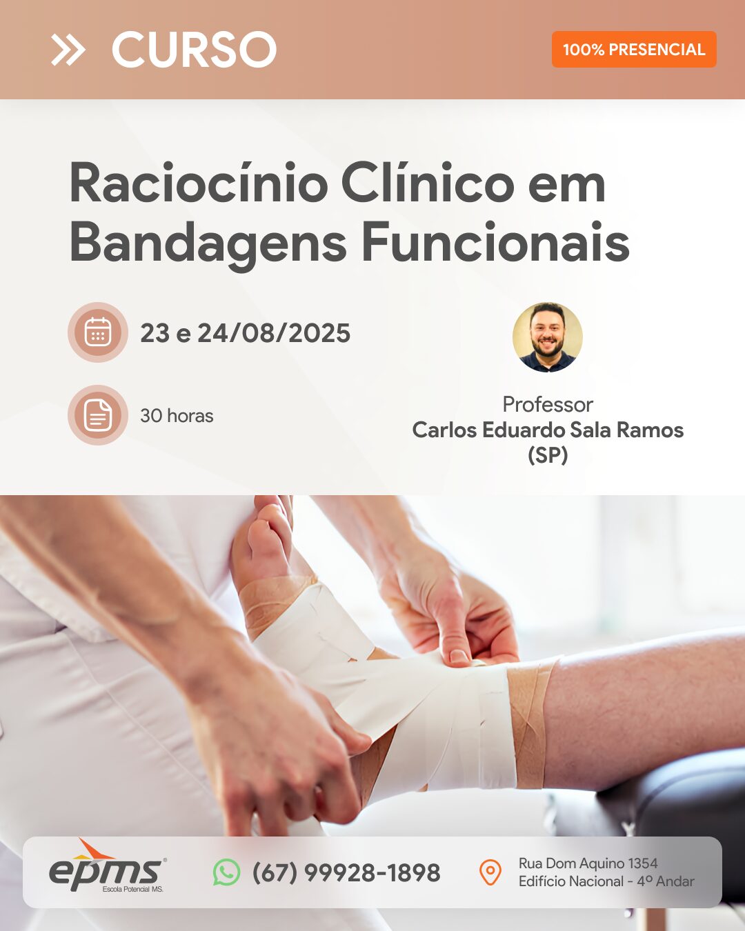 Curso de Raciocínio Clínico em Bandagens Funcionais